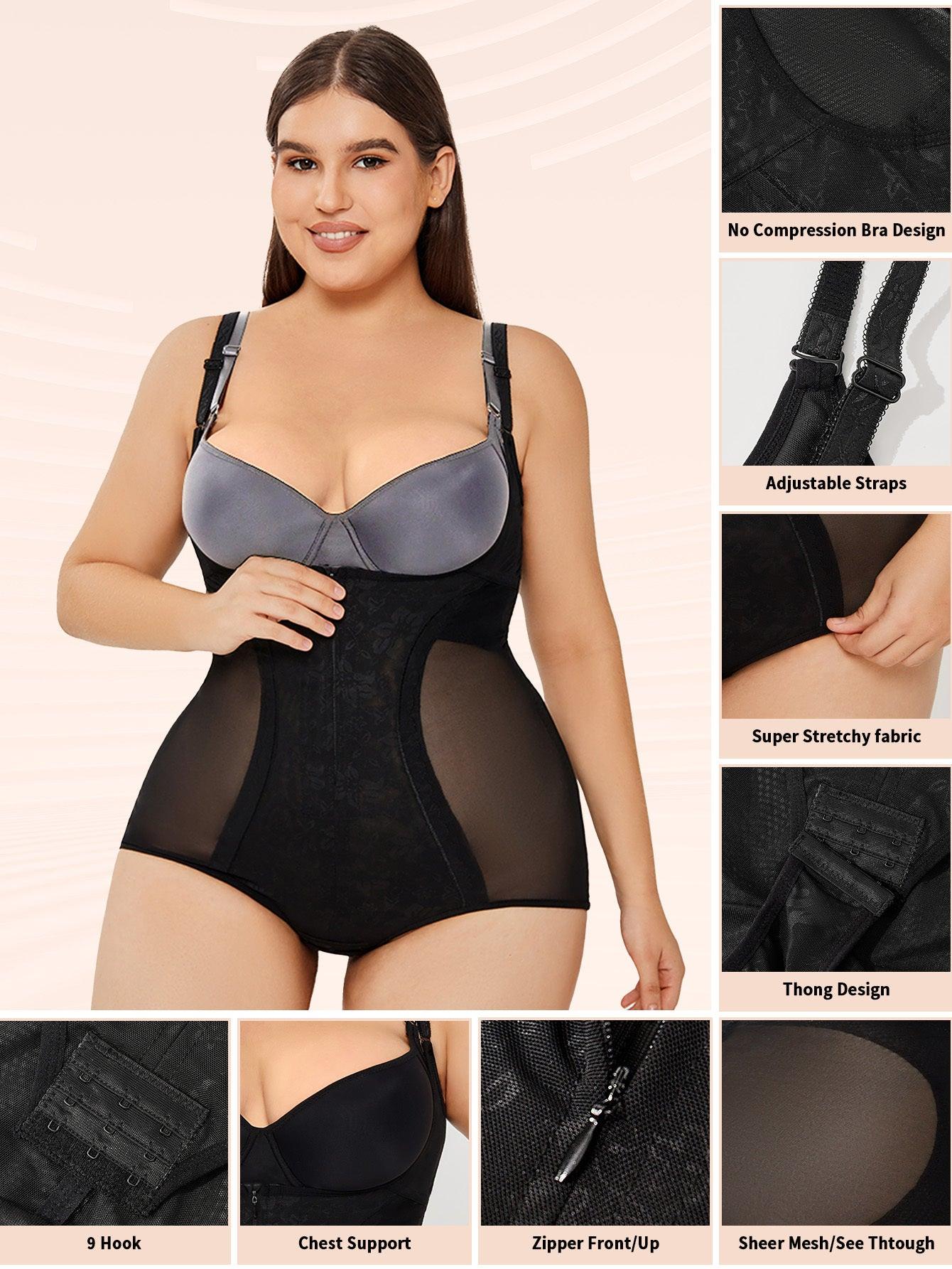 Shapewear Bodysuit Tummy Control Slim Body Shaper - fadidesign