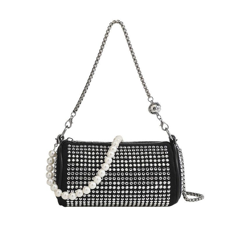 Shiny Rhinestone Crossbody Bag Casual Fashion - fadidesign