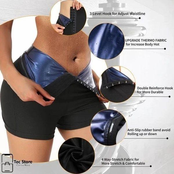 Slimming Pants Waist Trainer Shapewear Tummy Hot Thermo Sweat Leggings Fitness Workout Sweat Sauna Pants Body Shaper - fadidesign