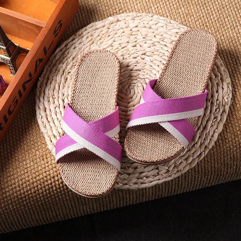 Slippers women summer home slippers couple slippers - fadidesign