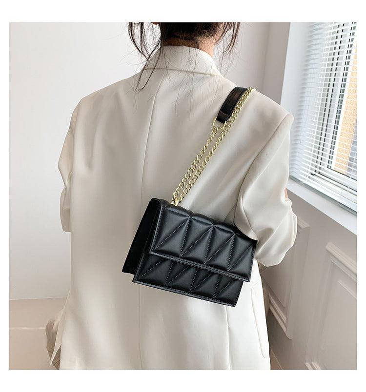 Small Square Bags Fashion Chain Crossbody Shoulder Bag - fadidesign