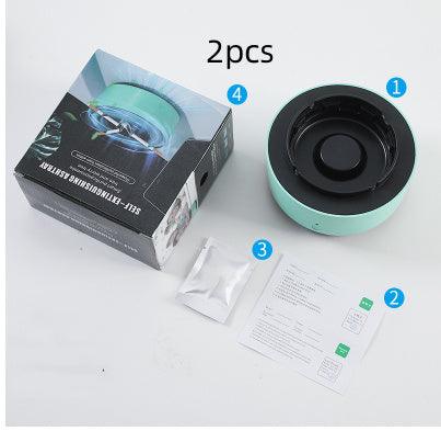 Smoke Removal Air Purification Ashtray Anion Purification Practical Automatic Purifier Ashtray Portable Gadgets For Car Ashtray - fadidesign