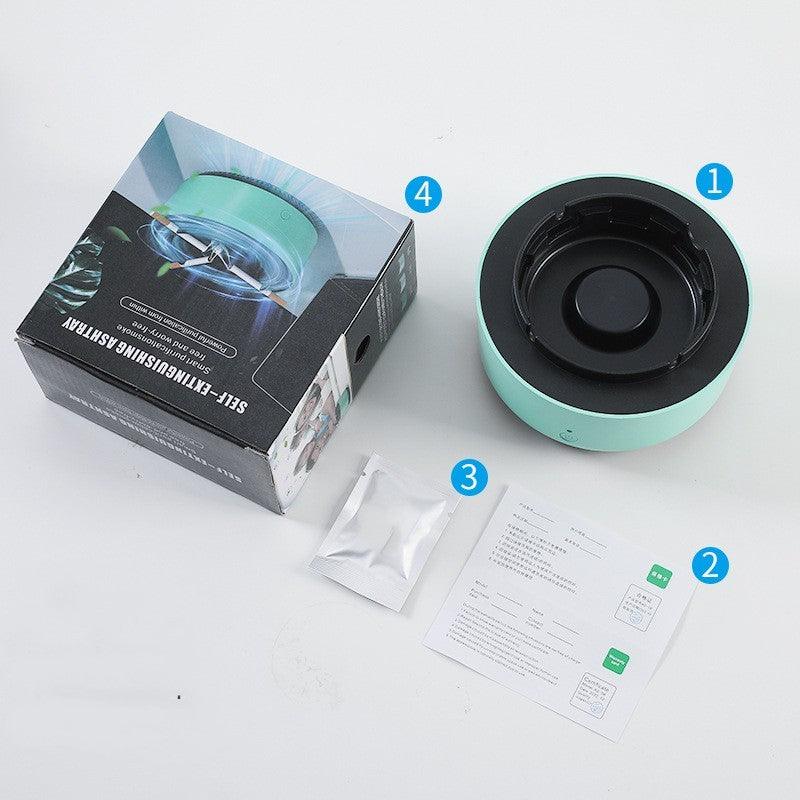 Smoke Removal Air Purification Ashtray Anion Purification Practical Automatic Purifier Ashtray Portable Gadgets For Car Ashtray - fadidesign