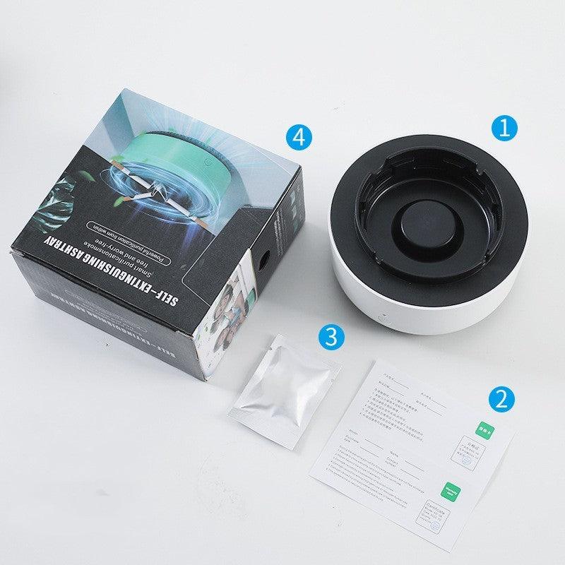 Smoke Removal Air Purification Ashtray Anion Purification Practical Automatic Purifier Ashtray Portable Gadgets For Car Ashtray - fadidesign