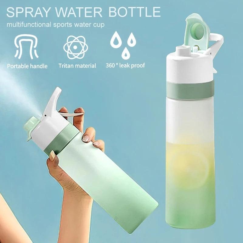 Spray Water Bottle For Girls Outdoor Sport Fitness Water Cup Large Capacity Spray Bottle Drinkware Travel Bottles Kitchen Gadgets - fadidesign