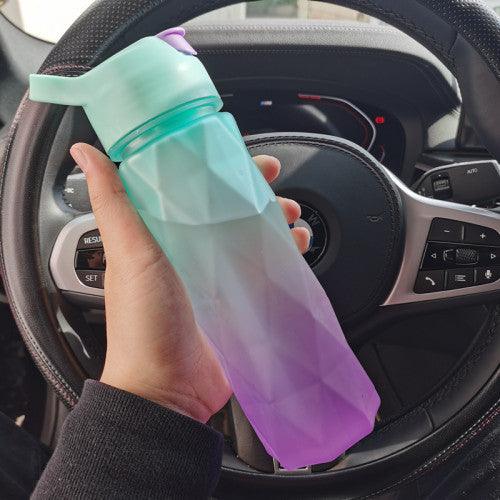 Spray Water Bottle For Girls Outdoor Sport Fitness Water Cup Large Capacity Spray Bottle Drinkware Travel Bottles Kitchen Gadgets - fadidesign