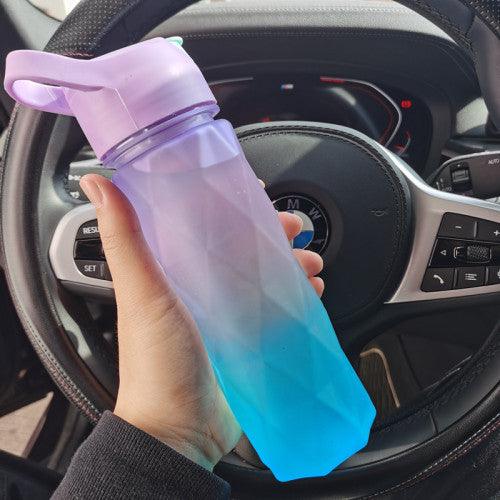 Spray Water Bottle For Girls Outdoor Sport Fitness Water Cup Large Capacity Spray Bottle Drinkware Travel Bottles Kitchen Gadgets - fadidesign