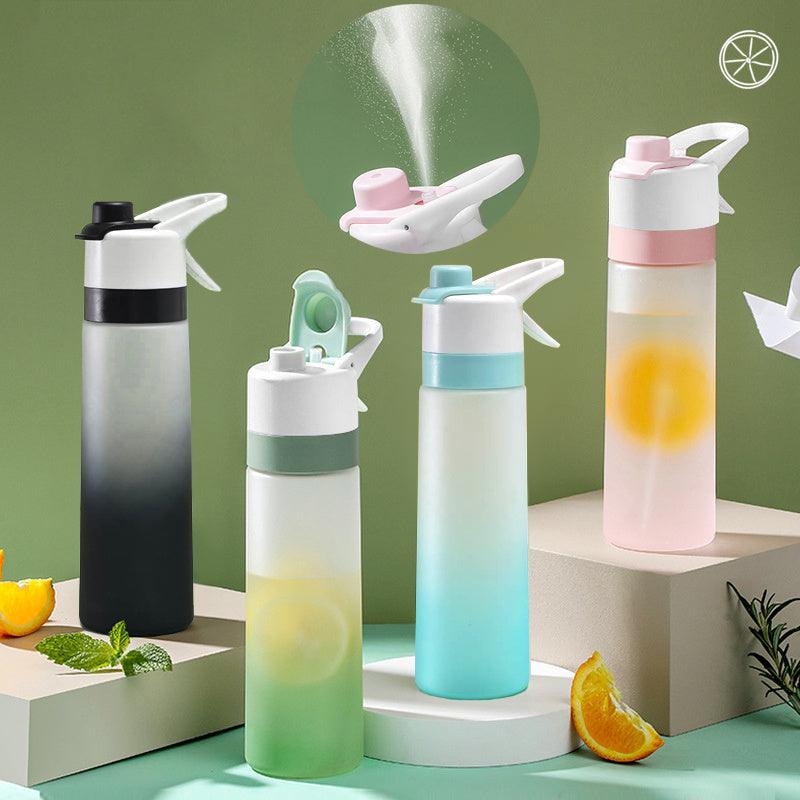 Spray Water Bottle For Girls Outdoor Sport Fitness Water Cup Large Capacity Spray Bottle Drinkware Travel Bottles Kitchen Gadgets - fadidesign