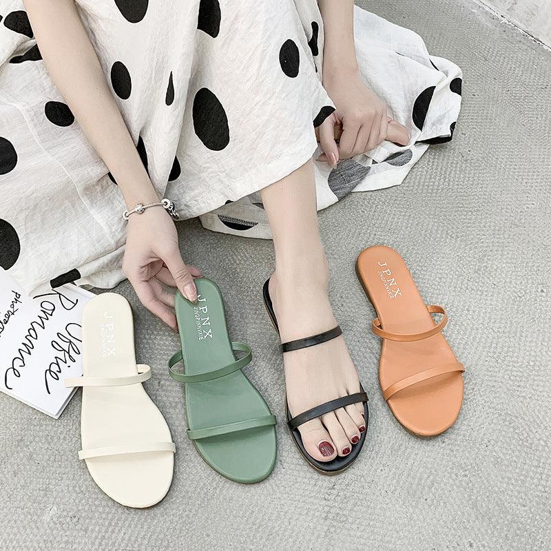 Summer New Fashion Personality Flat Slippers Women - fadidesign