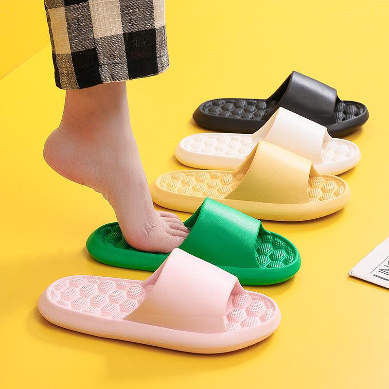 Summer Slippers Foot Massage Design Shoes Women Bathroom Slippers - fadidesign