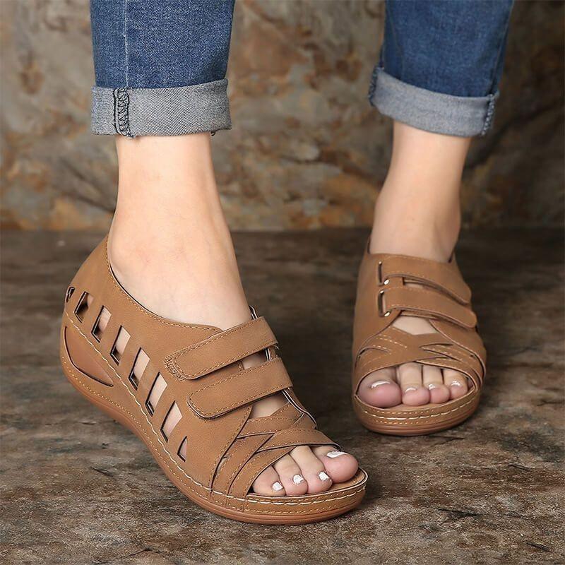 Summer Women Sandals Wedge Sandals Casual Women Shoes Ladies Platform Sandalias Plus Size Open Shoes Plus Size - fadidesign