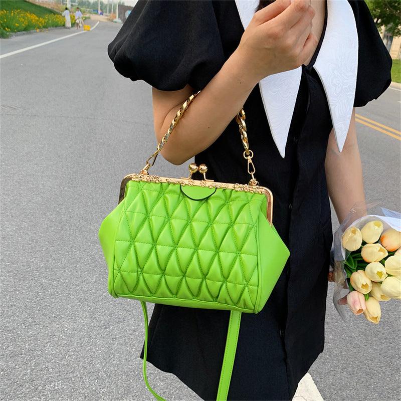 Textured Pleated New Fashionable Shoulder Messenger Bag For Women - fadidesign