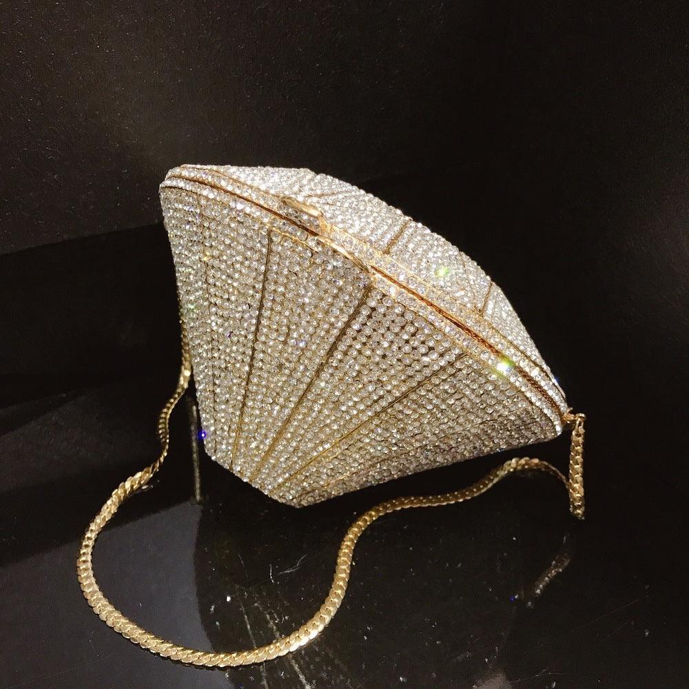 Three-dimensional diamond shape handbags - fadidesign