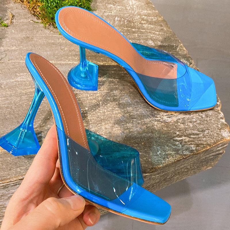 Transparent Crystal With Slippers Women Summer - fadidesign