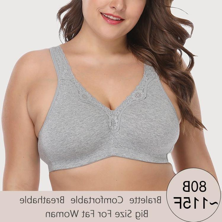 Underwired Bra Plus Size Fat Women Bralette Underwear 100E - fadidesign