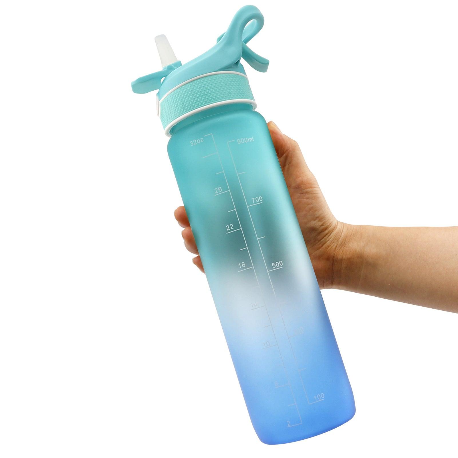 Water Bottle Scrub Bounce Cover Straw Space Cup Sports Water Bottle - fadidesign