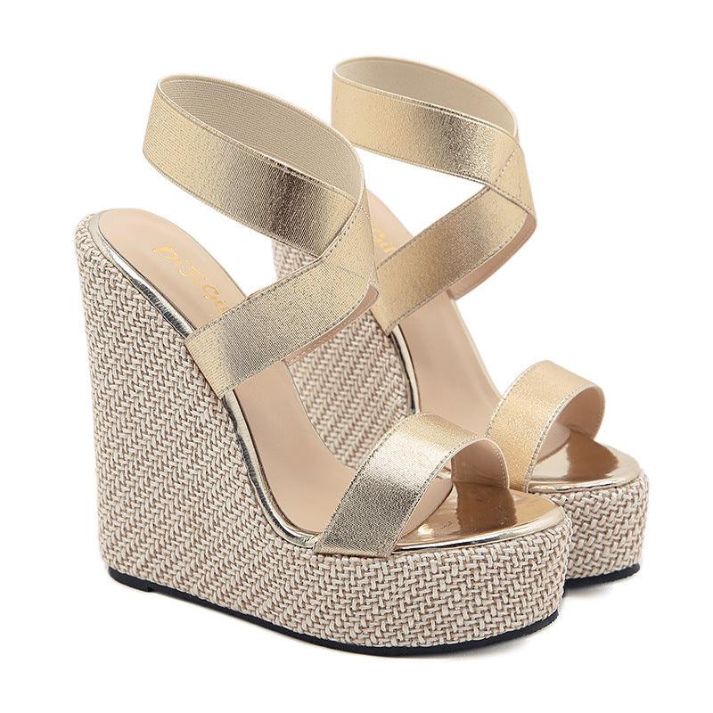 Wedge Sandals Women s High heel Platform Platform Shoes - fadidesign