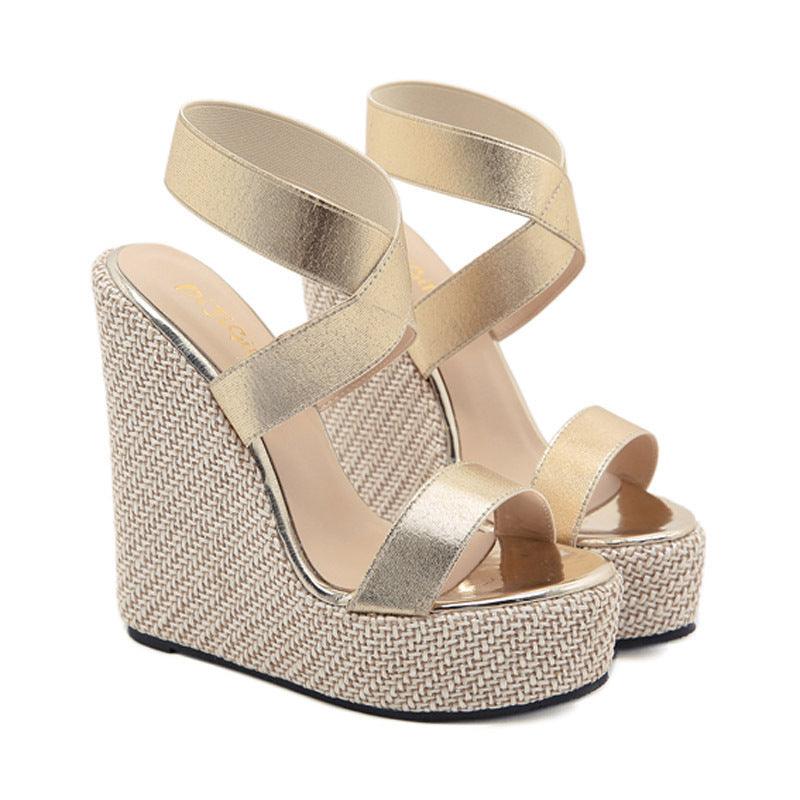 Wedge Sandals Women s High heel Platform Platform Shoes - fadidesign