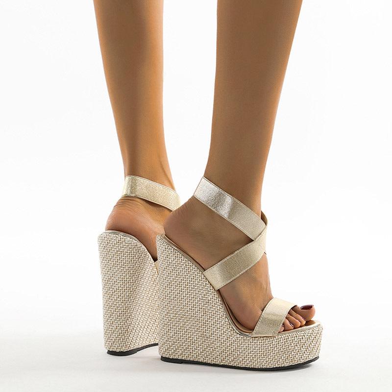 Wedge Sandals Women s High heel Platform Platform Shoes - fadidesign