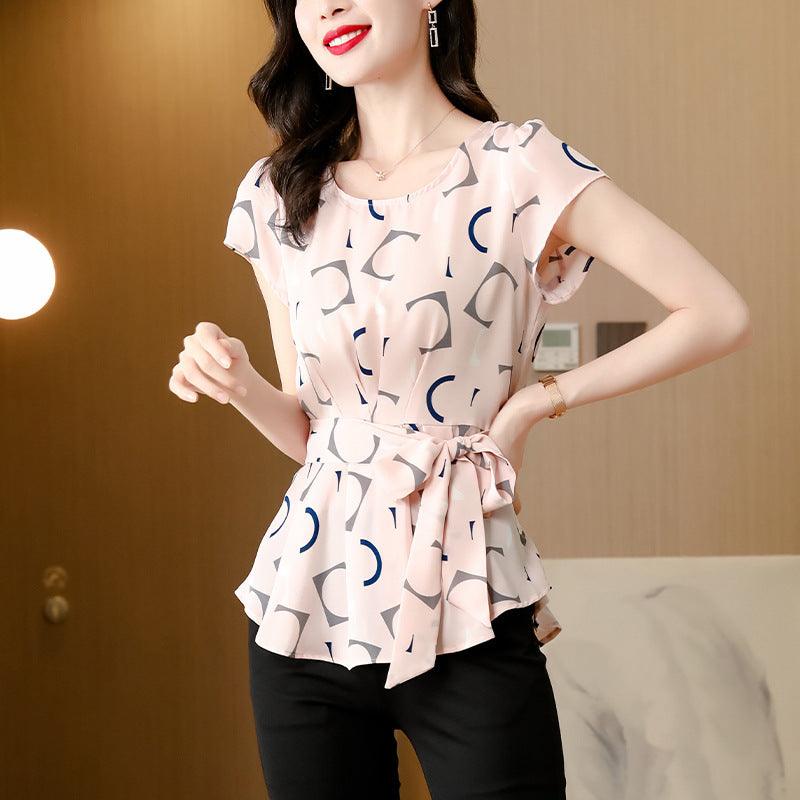 Women Casual Summer Style Chiffon Blouses Shirts - fadidesign