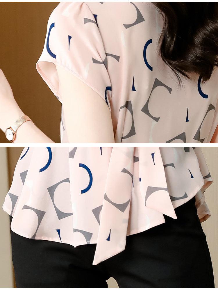 Women Casual Summer Style Chiffon Blouses Shirts - fadidesign