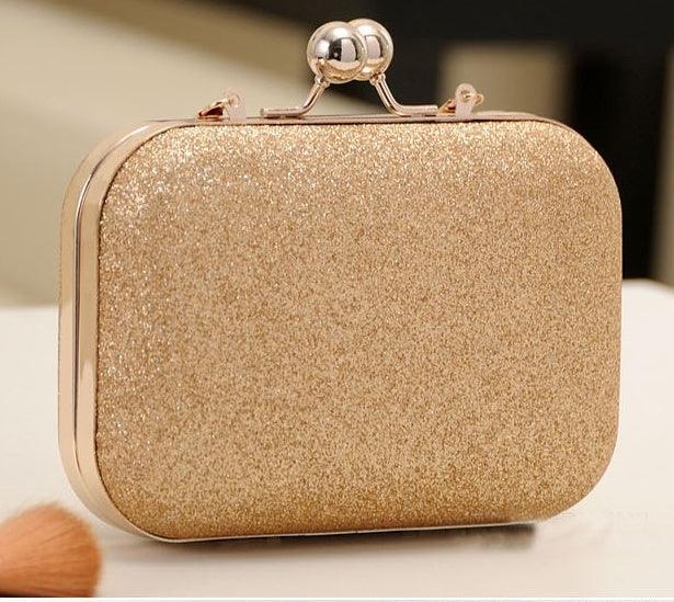 Women Handbag Evening Bags For Party New Women Chain Shoulder Bag Ladies Fashion Gold Clutch Box Bag Women Messenger - fadidesign