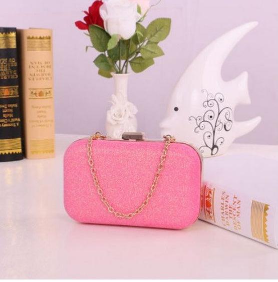 Women Handbag Evening Bags For Party New Women Chain Shoulder Bag Ladies Fashion Gold Clutch Box Bag Women Messenger - fadidesign