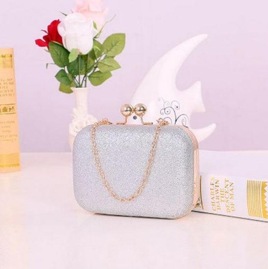 Women Handbag Evening Bags For Party New Women Chain Shoulder Bag Ladies Fashion Gold Clutch Box Bag Women Messenger - fadidesign