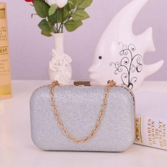 Women Handbag Evening Bags For Party New Women Chain Shoulder Bag Ladies Fashion Gold Clutch Box Bag Women Messenger - fadidesign