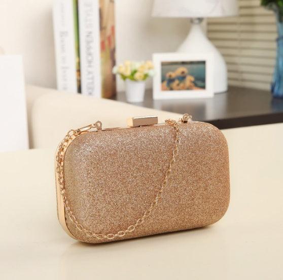 Women Handbag Evening Bags For Party New Women Chain Shoulder Bag Ladies Fashion Gold Clutch Box Bag Women Messenger - fadidesign