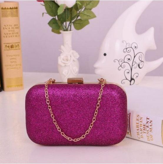 Women Handbag Evening Bags For Party New Women Chain Shoulder Bag Ladies Fashion Gold Clutch Box Bag Women Messenger - fadidesign