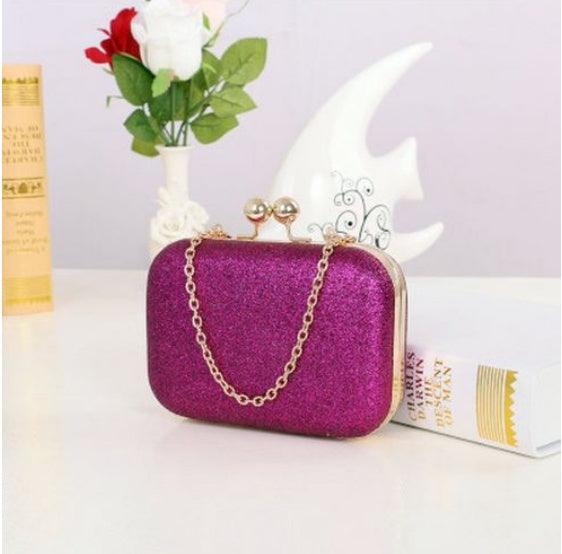 Women Handbag Evening Bags For Party New Women Chain Shoulder Bag Ladies Fashion Gold Clutch Box Bag Women Messenger - fadidesign