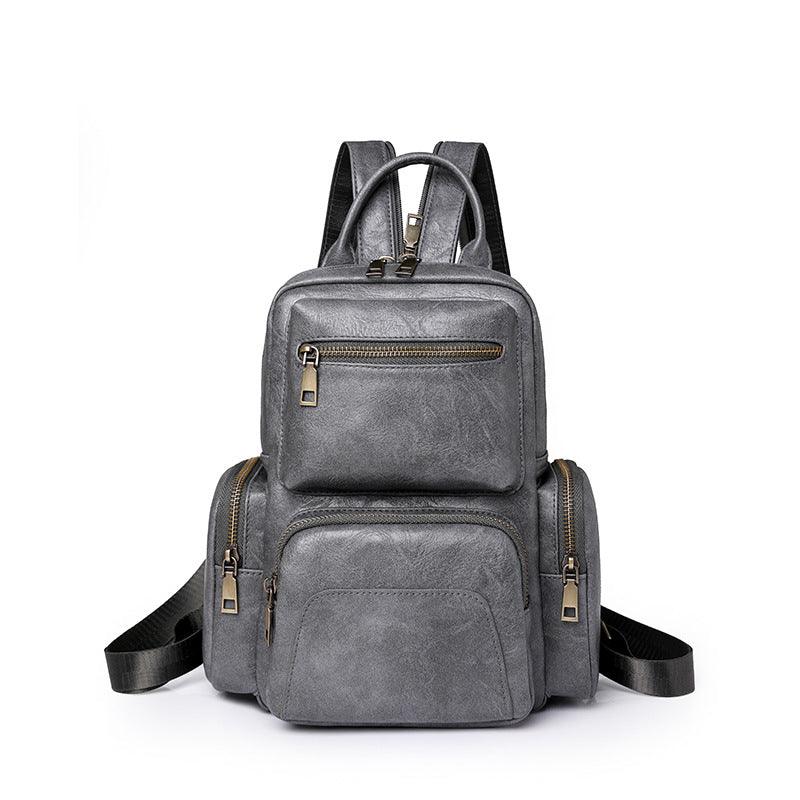 Women's Backpack PU Travel Lady Retro - fadidesign