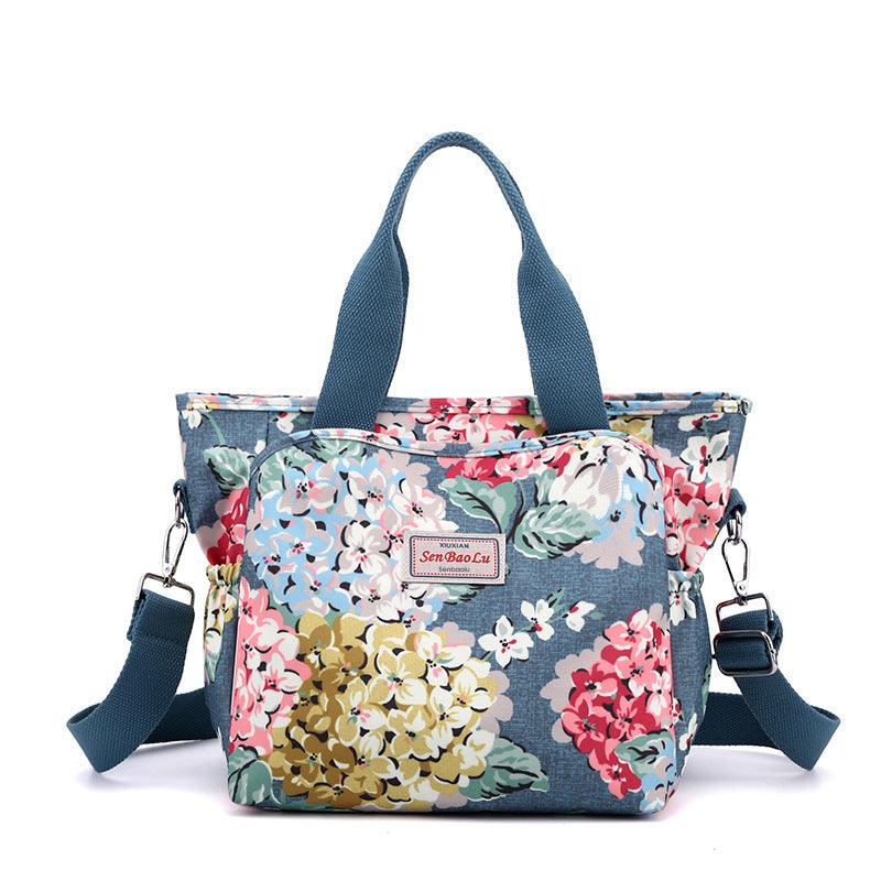 Women's Nylon Printed Crossbody Shoulder Bag - fadidesign