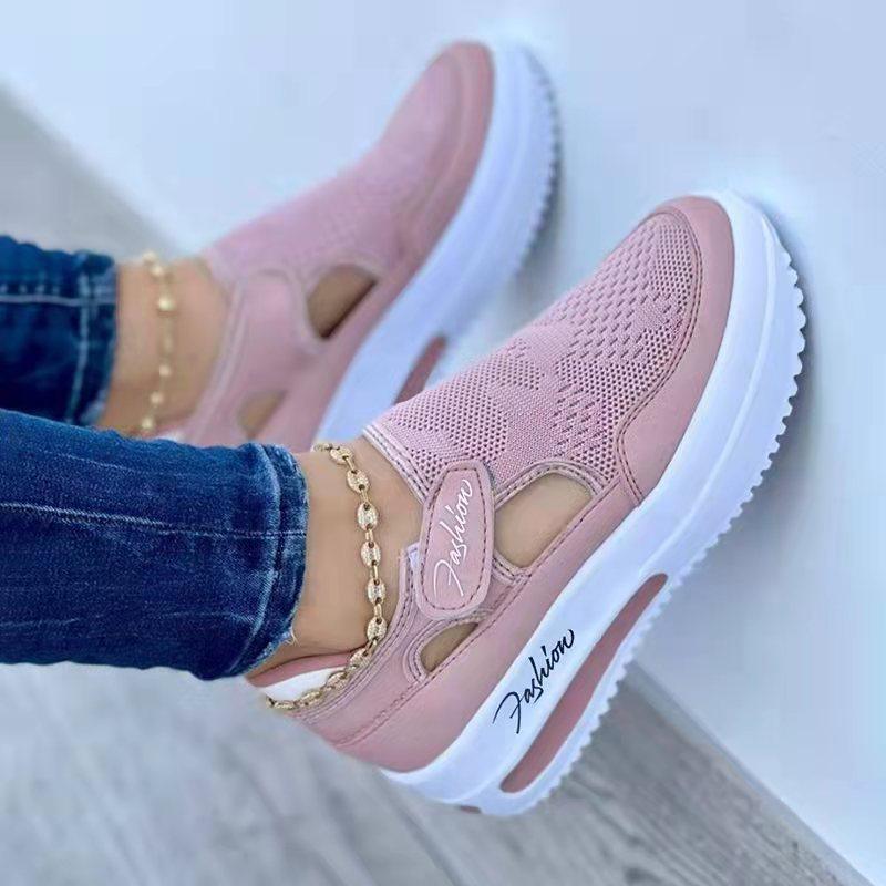 Women's Sneakers Summer New Ladies Casual Low Wedge Breathable Non-Slip Comfort Feamle Sport Shoes Mesh Shoes Fashion Style - fadidesign