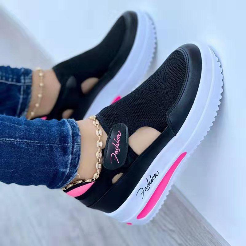 Women's Sneakers Summer New Ladies Casual Low Wedge Breathable Non-Slip Comfort Feamle Sport Shoes Mesh Shoes Fashion Style - fadidesign