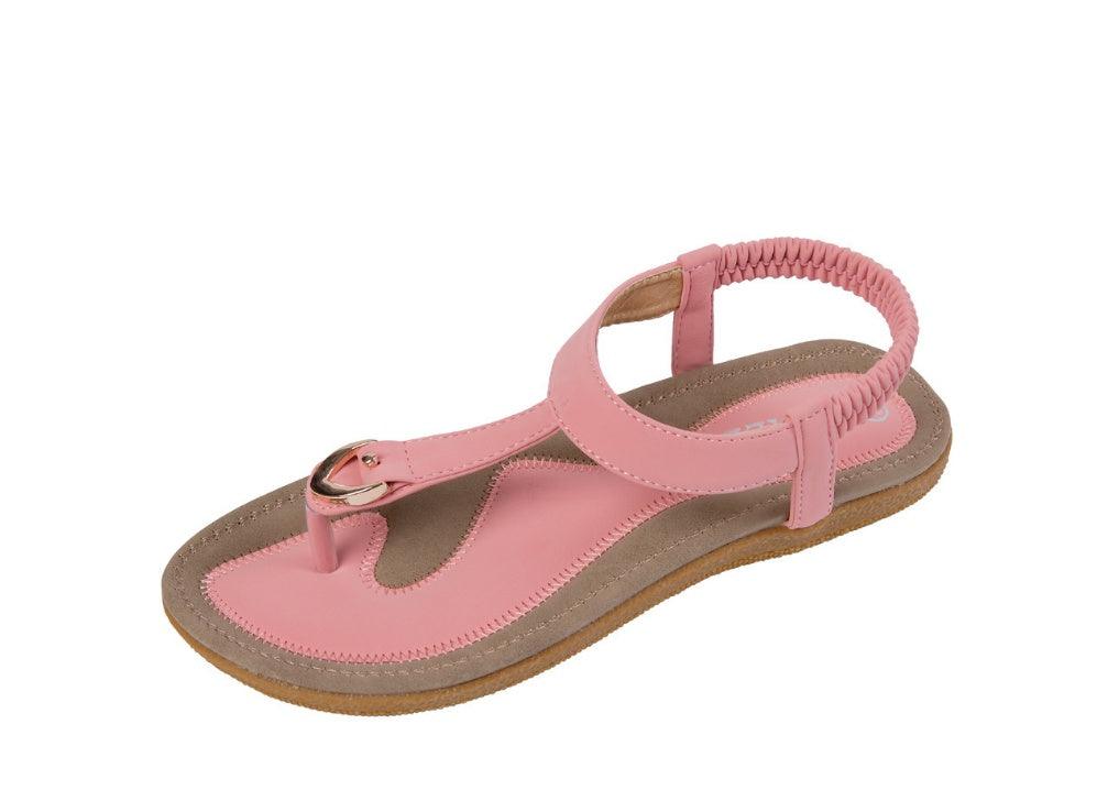 Women Sandal Flat Heel Sandalias Femininas Summer Casual Single Shoes Soft Bottom Slippers Sandals - fadidesign