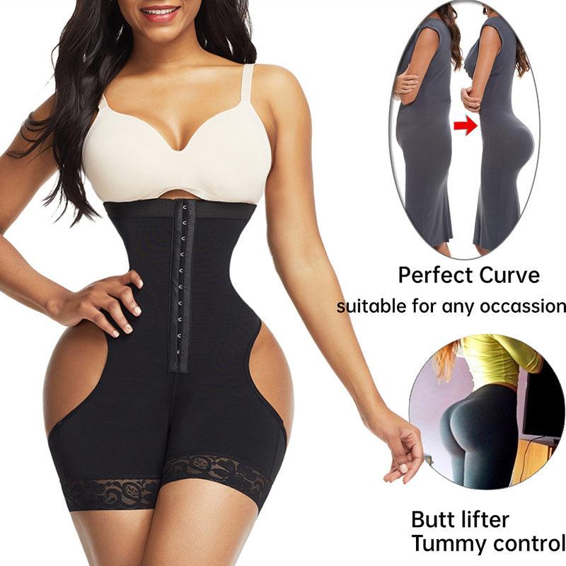 Women Shapewear High Waist Butt Lifter Tummy Control Underwear Workout Waist Trainer Corset - fadidesign