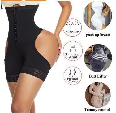 Women Shapewear High Waist Butt Lifter Tummy Control Underwear Workout Waist Trainer Corset - fadidesign