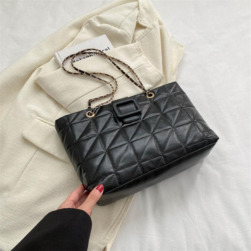 Women Shoulder Bags New Trendy Chic Chanel-style Rhombus Chain Bag - fadidesign