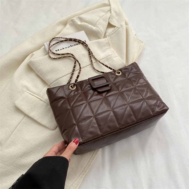 Women Shoulder Bags New Trendy Chic Chanel-style Rhombus Chain Bag - fadidesign