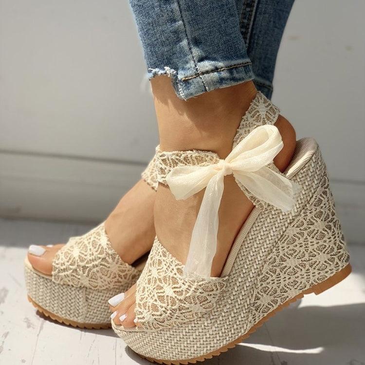 Women Summer Shoes Wedges Sandals Party Platform High Heels - fadidesign