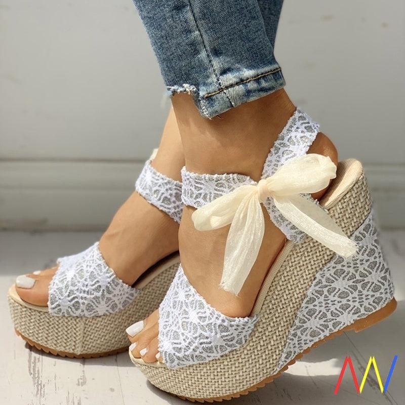 Women Summer Shoes Wedges Sandals Party Platform High Heels - fadidesign