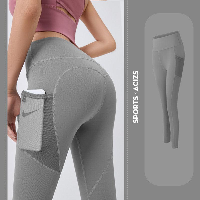 Yoga Pants Women With Pocket Leggings Sport Girl Gym Leggings Women Tummy Control Jogging Tights Female Fitness Pants - fadidesign