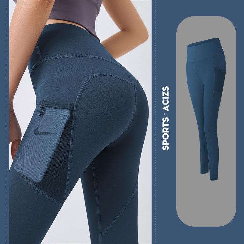 Yoga Pants Women With Pocket Leggings Sport Girl Gym Leggings Women Tummy Control Jogging Tights Female Fitness Pants - fadidesign