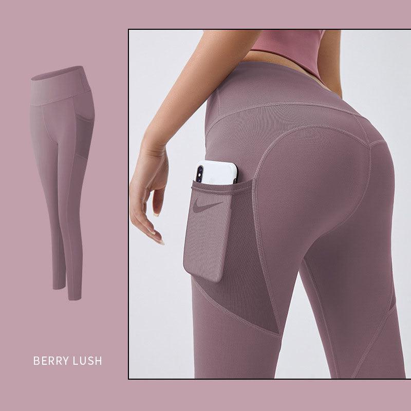 Yoga Pants Women With Pocket Leggings Sport Girl Gym Leggings Women Tummy Control Jogging Tights Female Fitness Pants - fadidesign